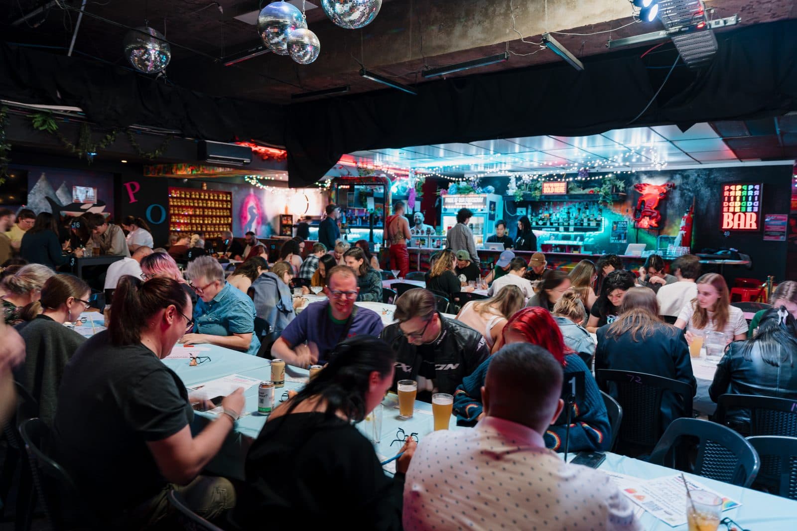 A busy bingo night in full swing at Pride of our Footscray